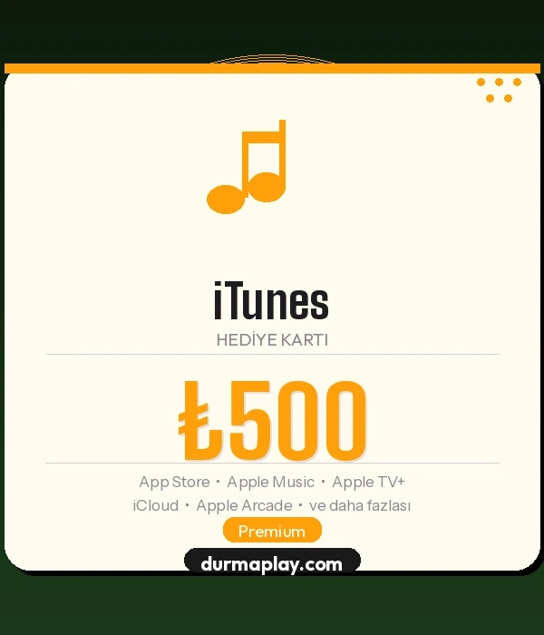 iTunes Gift Card 500 TL