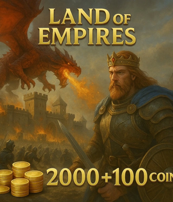 Land of Empires 2000 + 100 Coins