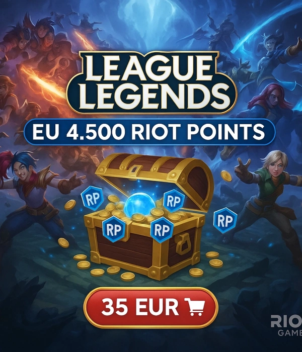 LoL 4500 RP EU West 35 EUR