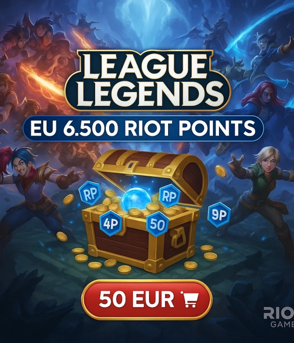 LoL 6500 RP EU West 50 EUR