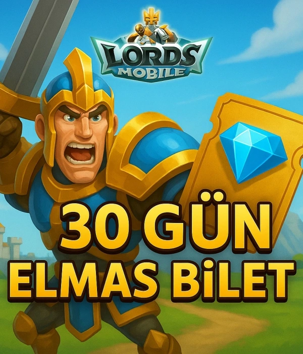 Lords Mobile 30G Elmas Bilet