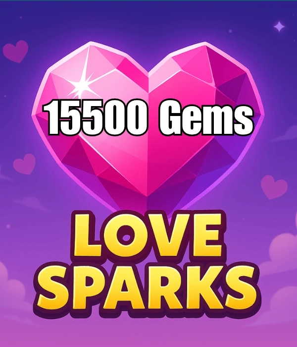 Love Sparks 15500 Gems