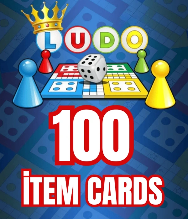 Ludo World 100 item Cards