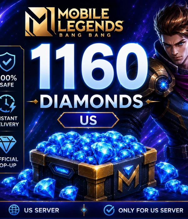 MLBB 1000+160 Diamonds US