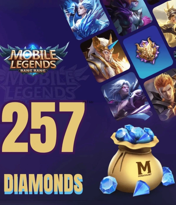 Mobile Legends 257 Diamants