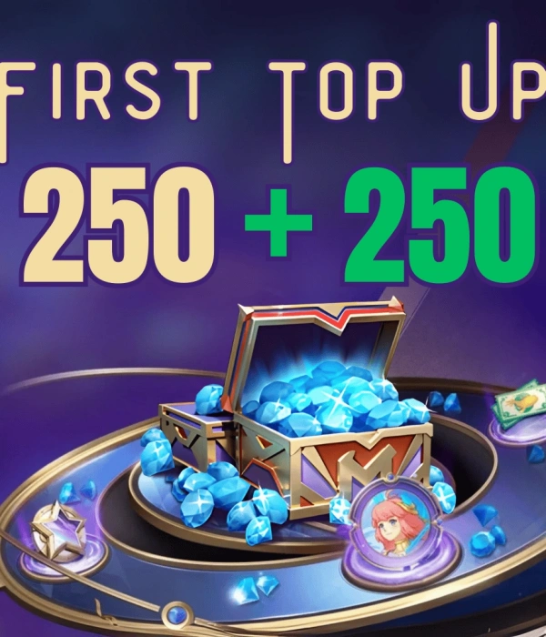 MLBB 500 Diamonds ( 250 + 250 Bonus) First Top Up PHP