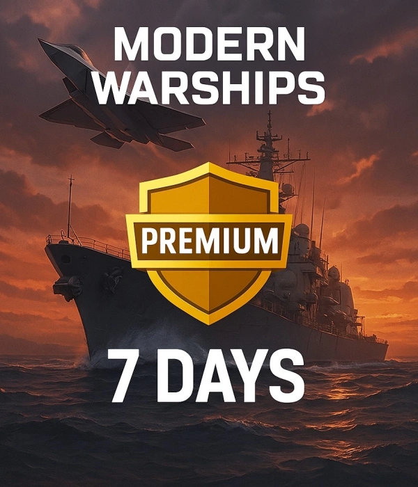 Modern Warships Premium Account -7 Gün