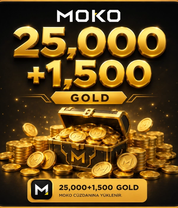 Moko 25,000+1,500 Gold