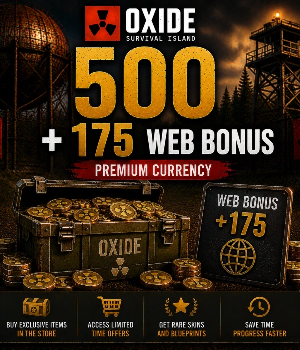 Oxide 500 + 175 WEB BONUS