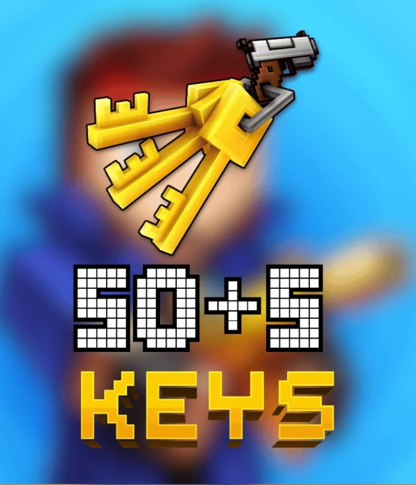 Pixel Gun 3D 55 (50+5) Keys