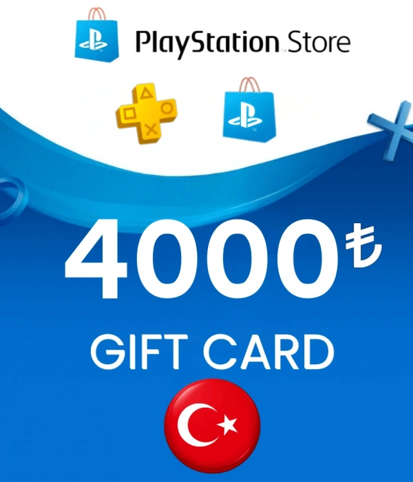 Carte cadeau PlayStation de 4000 TL