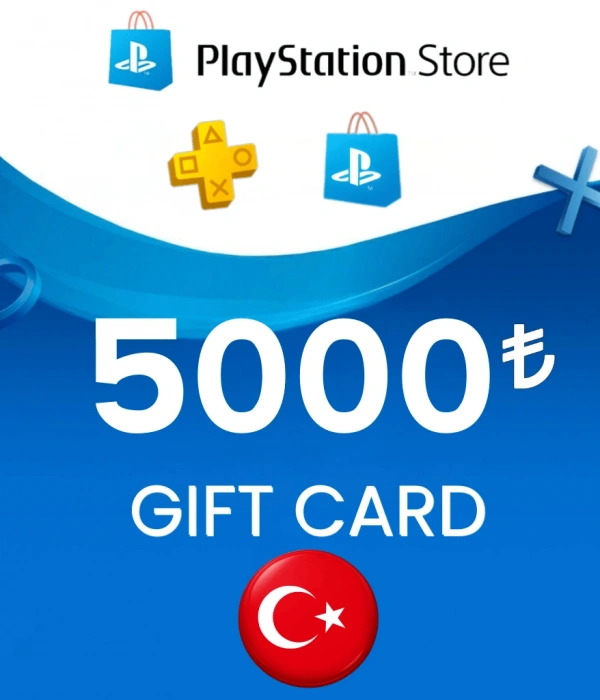 Carte cadeau PlayStation de 5000 TL