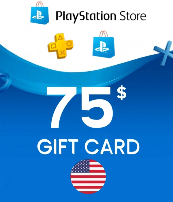 PSN Network 75 USD Gift Card