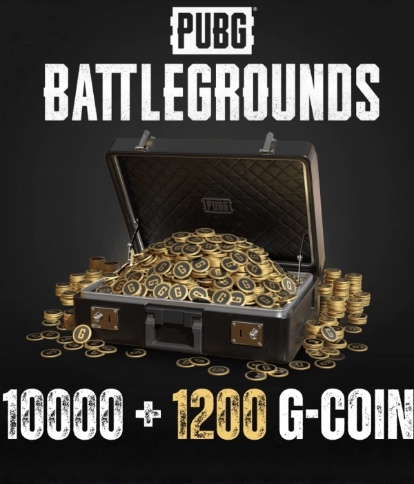 PUBG Battlegrounds 10000 + 1200 G-Coin