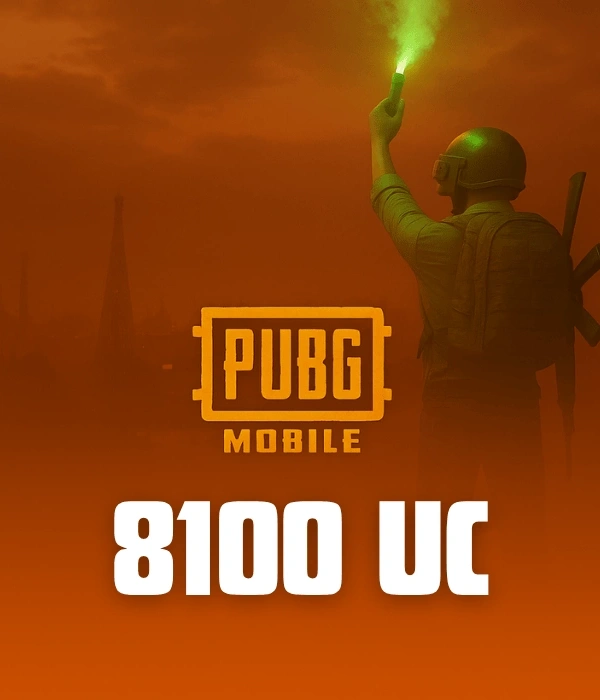 PUBG Mobile - 8100 UC (Code E-Pin)