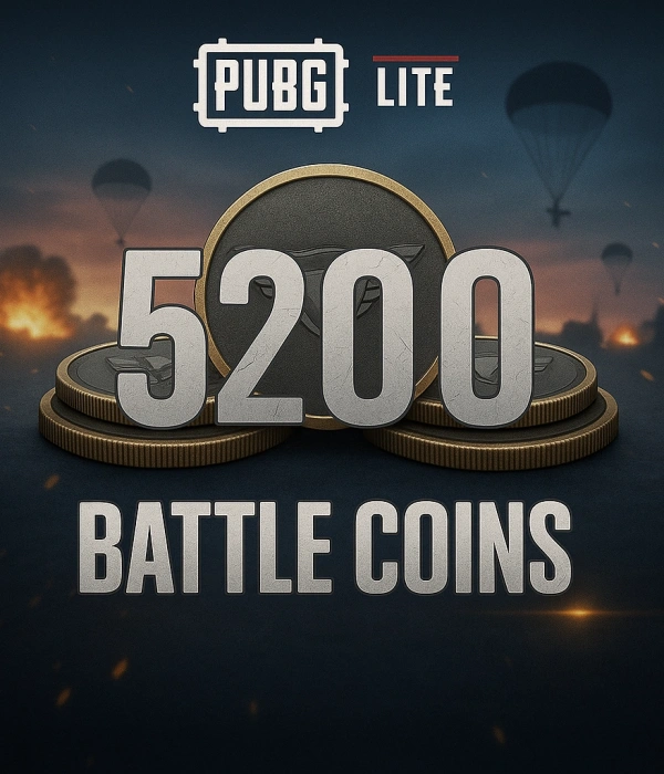 PUBG MOBILE LITE – 5200 (3250+1950) Battle Coin