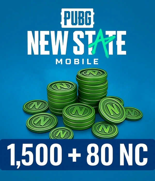 Pubg New State Mobile 1.500 + 80 NC
