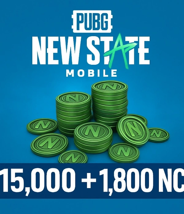 Pubg New State Mobile 15.000 + 1.800 Nc