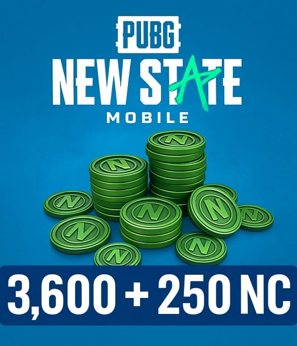 Pubg New State Mobile 3.600 + 250 Nc