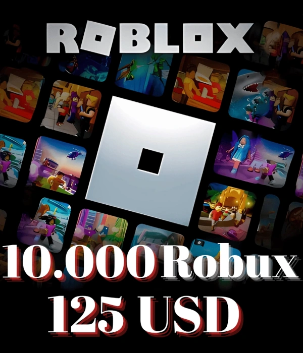 Roblox 10,000 Robux 125 Usd