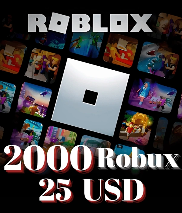 Roblox 2000 Robux 25 Usd