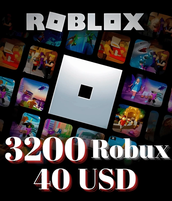 Roblox 3200 Robux 40 Usd