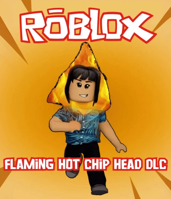 Roblox - Flaming Hot Chip Head DLC