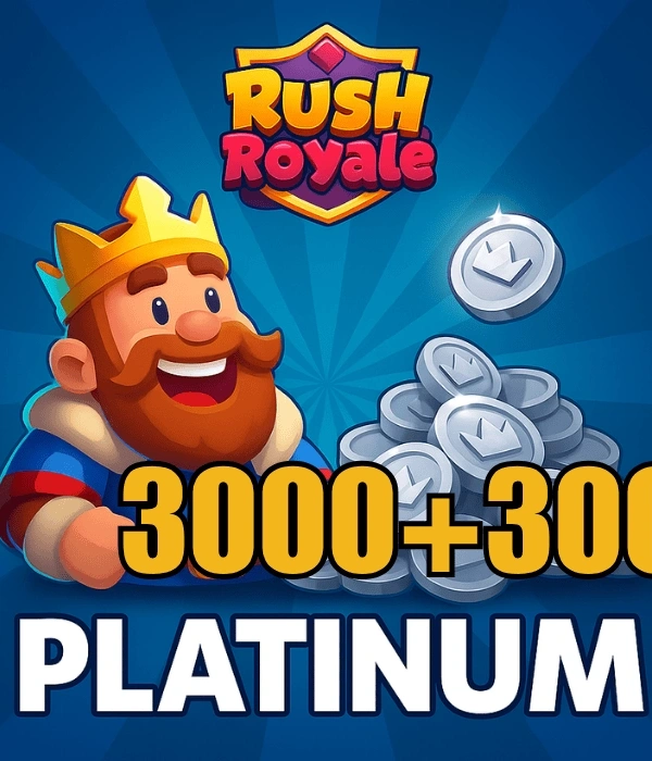 Rush Royale 3000 + 300 Platinum