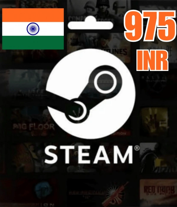 Steam Wallet 975 INR