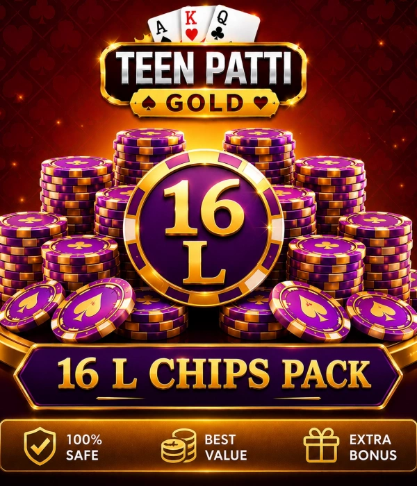Teen Patti Gold 16 L Chips Pack
