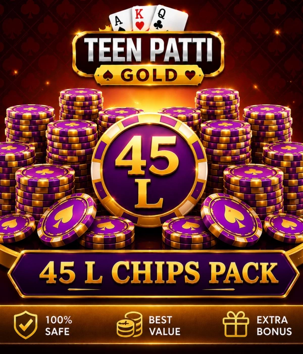 Teen Patti Gold 45 L Chips Pack