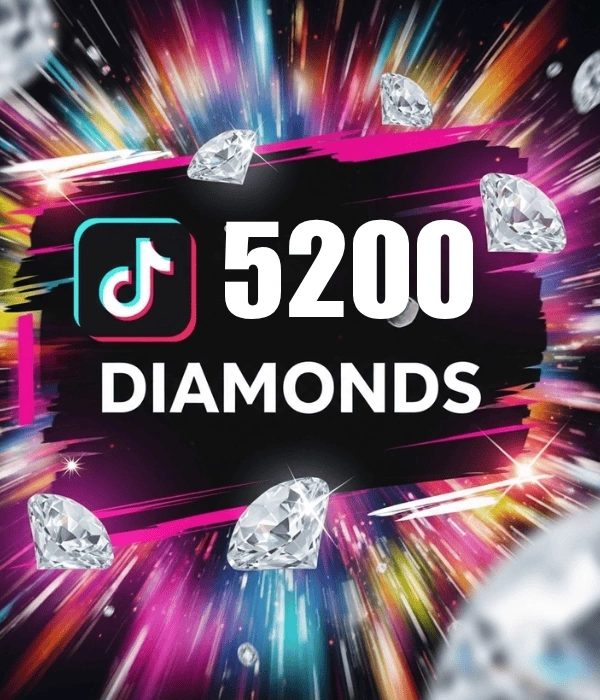 TikTok 5200 Diamonds China