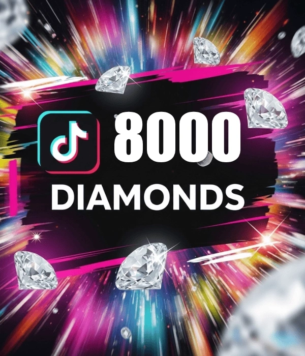 TikTok 8000 Diamonds China