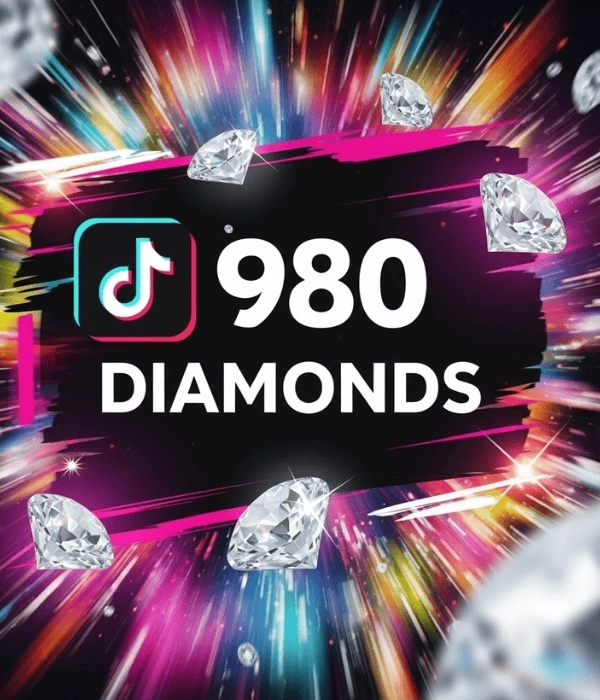 TikTok 980 Diamonds China