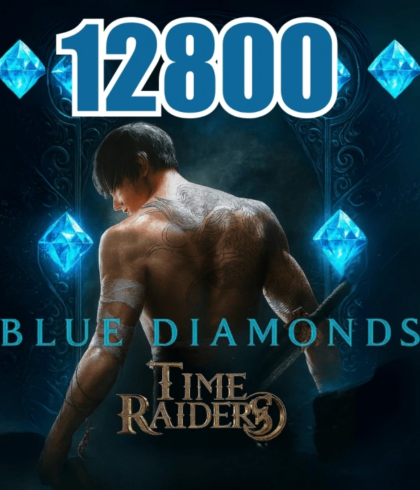 Time Raiders 12800 Blue Diamonds