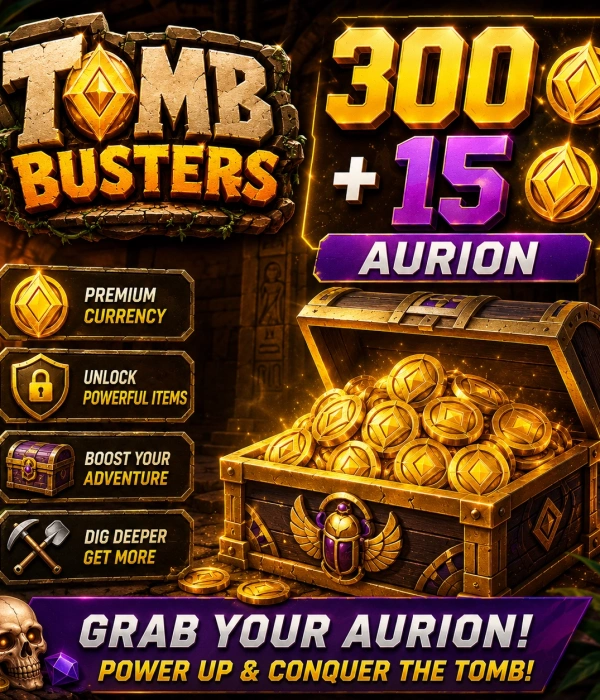 Tomb Busters 300+15 Aurion