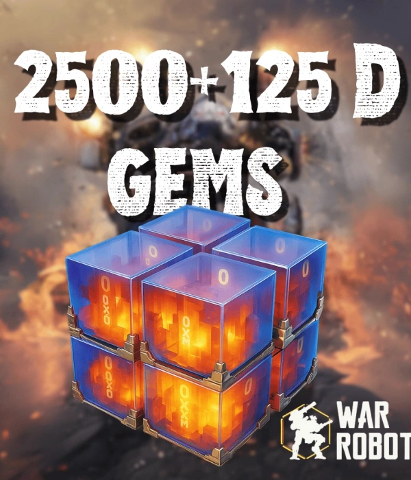 War Robots 2500 + 125 D Gems
