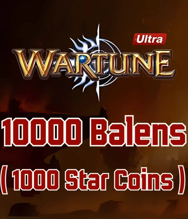 Wartune 10000 Balens ( 1000 Star Coins )
