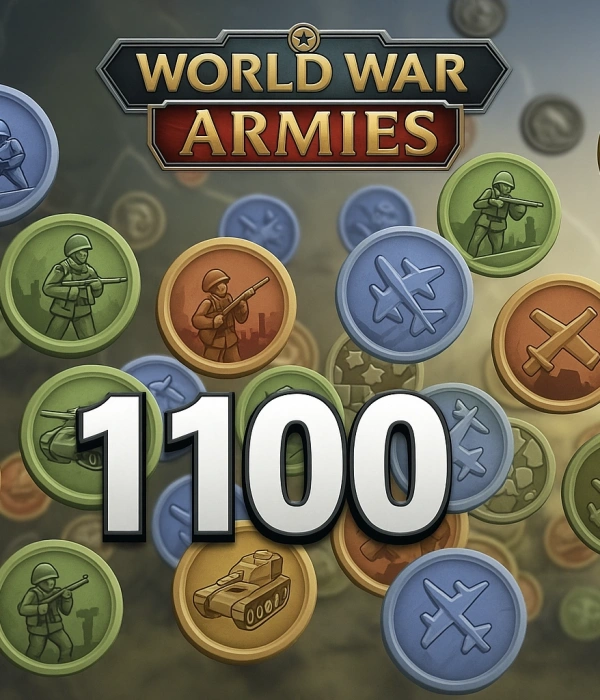 World War Armies 1100 Tokens