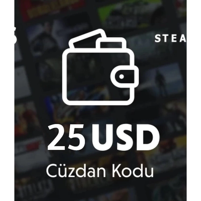 Código de billetera Steam de 25 USD