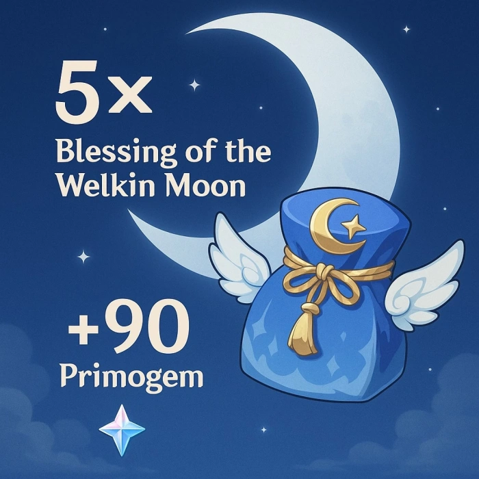 5 X Blessing Of The Welkin Moon