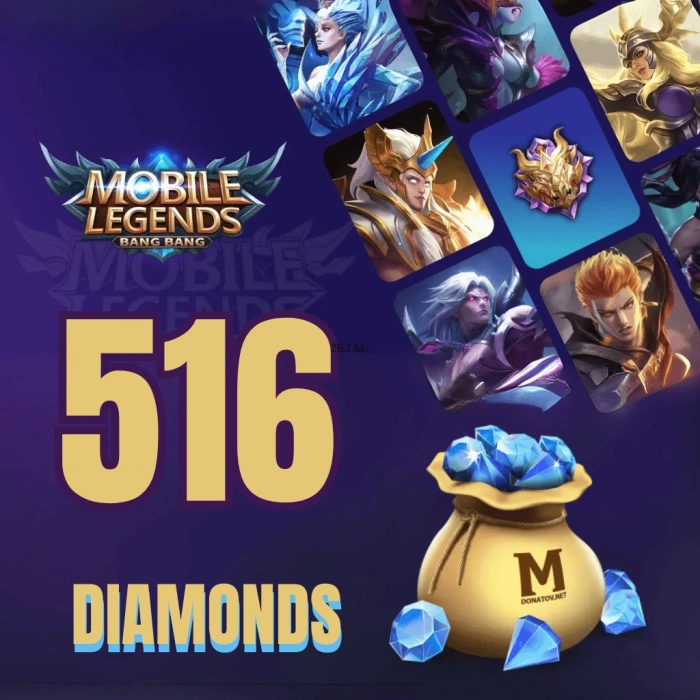516 алмазов MLBB (Бразилия)