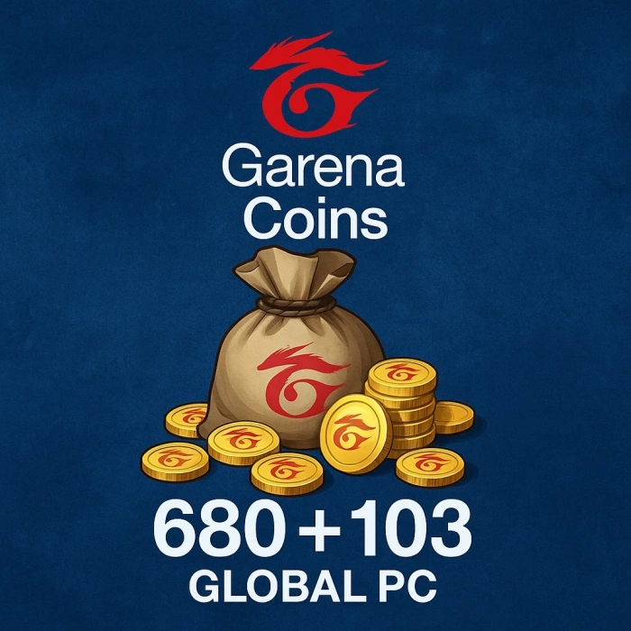 680 + 103 Coins Garena Global PC