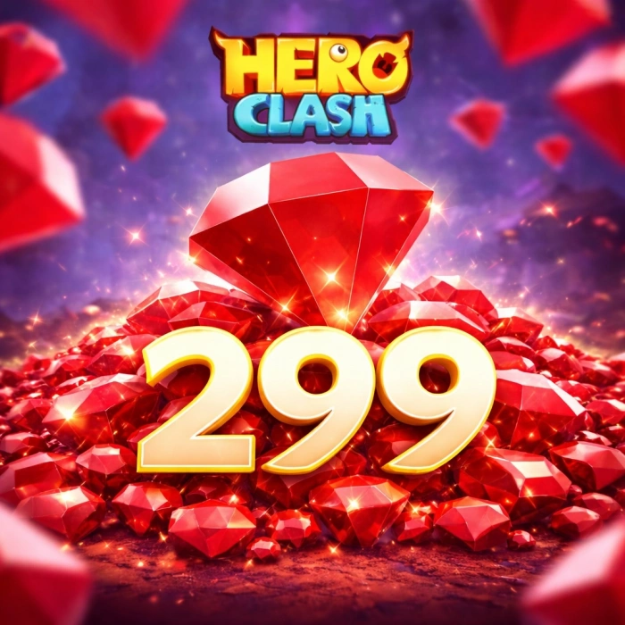 HERO CLASH 299 Kırmızı Elmas