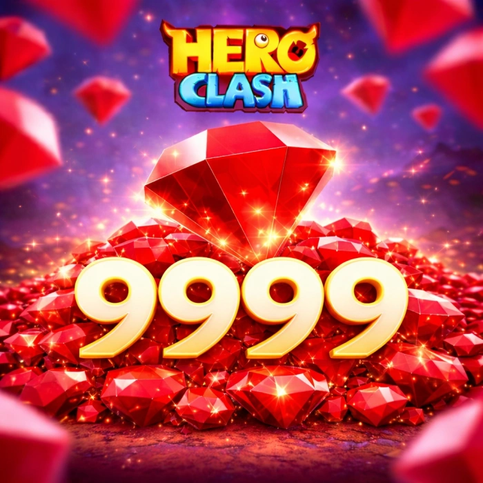 Hero Clash 9999 Kırmızı Elmas