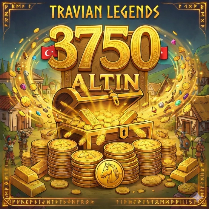Travian Legends 3750 Altın TR