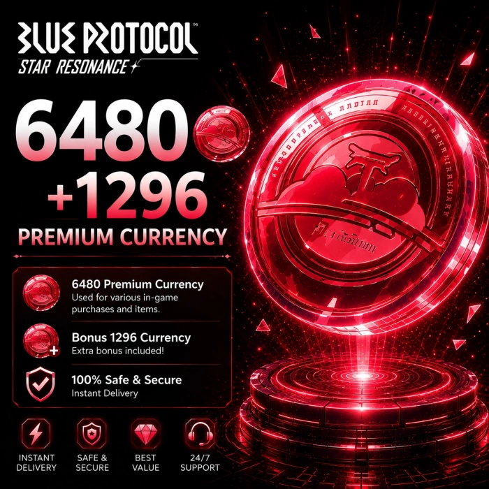 6480 +1296 Rose Gem
