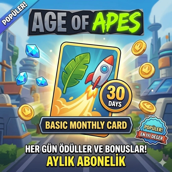 Age of Apes Basic Monthly Card