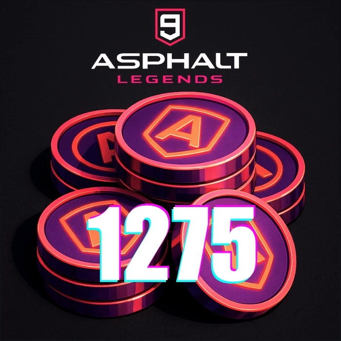 Asphalt 9: Legends 1275 Jetons