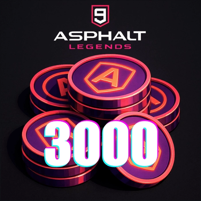 Asphalt 9: Legends 3000 Jetons